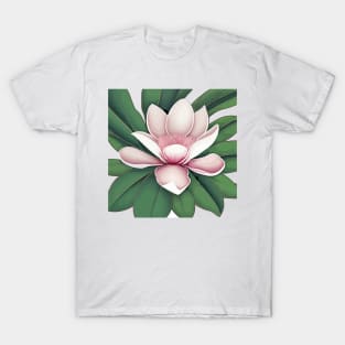 Large magnolia flower T-Shirt